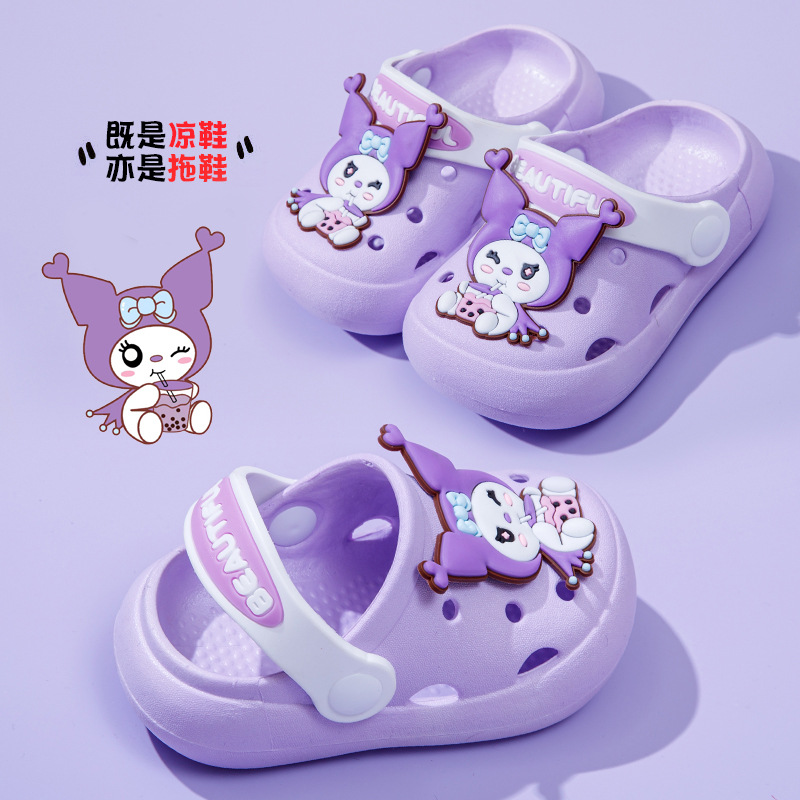 Cartoon Children's Non-Slip Clogs Wholesale Summer Slippers for Toddlers and Girls Summer Sandals Children's Sandals Kids