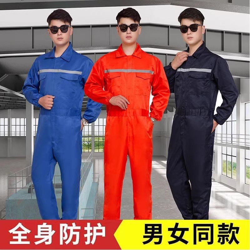 conjoined labor protection clothing work clothes repair spray paint polishing dustproof wear-resistant plus size breathable auto repair hooded suit men and women