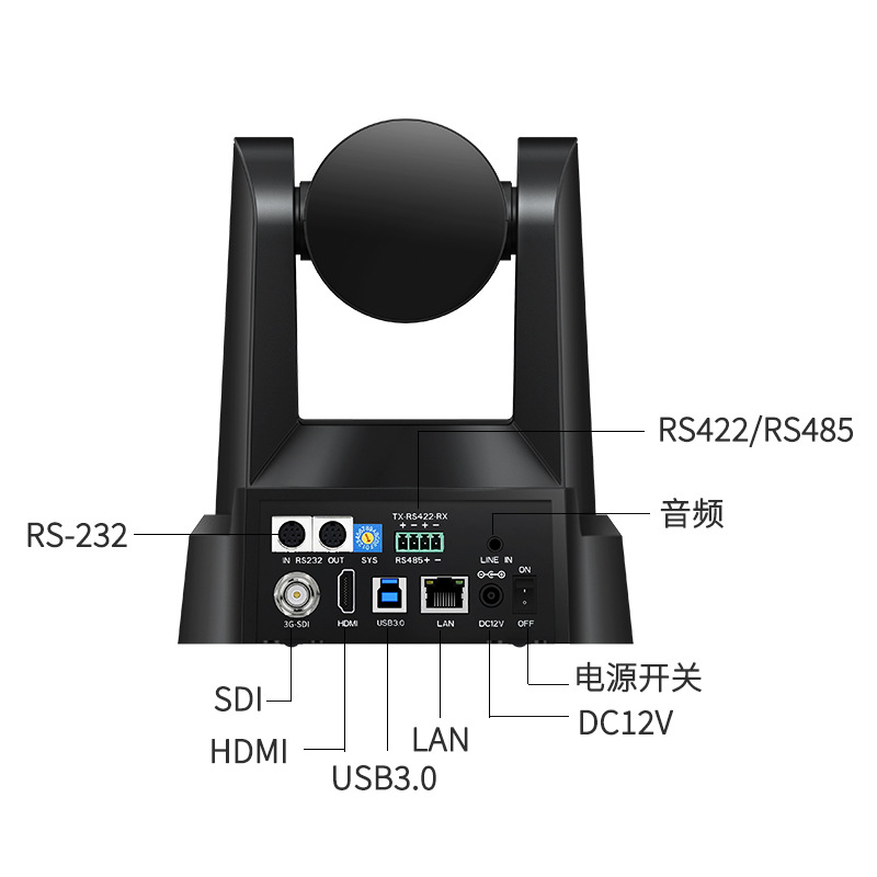 Shenghua Vision SH-HD690 4K Ultra HD Video Conference Camera Ai Intelligent Humanoid Tracking Camera
