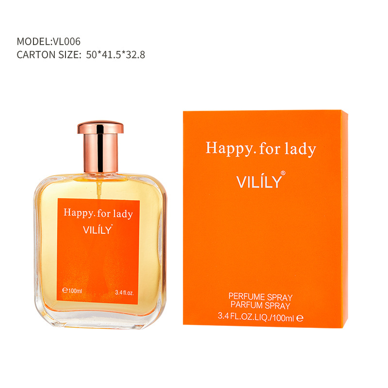 Cross-border VILILY French big-name flat for fragrance girl perfume ladies lasting fresh sweetheart niche light fragrance