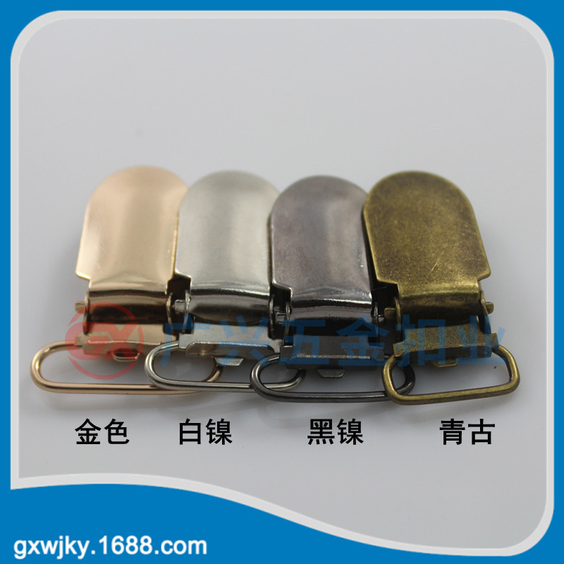 Metal Strap Clip Back Strap Buckle Duckbill Clip Back Strap Buckle Nipple Clip Bed Sheet Clip Long Bucket Square Glue in stock
