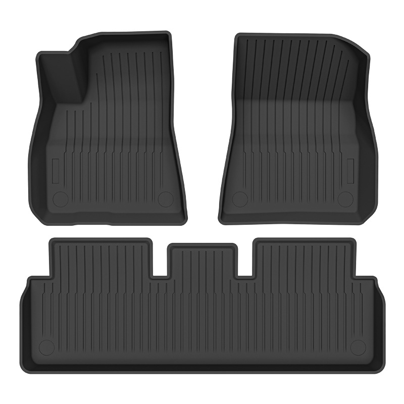 Cross-border hot sale suitable for Tesla foot mat modelY/3 all-weather MODEL3Y car foot mat tpe foot mat