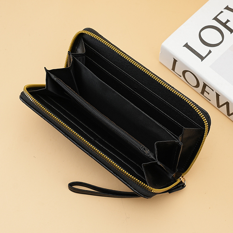 Cross-border Macaron Wallet Women's Short Long European and American Light Luxury Fragrance Handheld Zipper Women's Cross-border Wallet