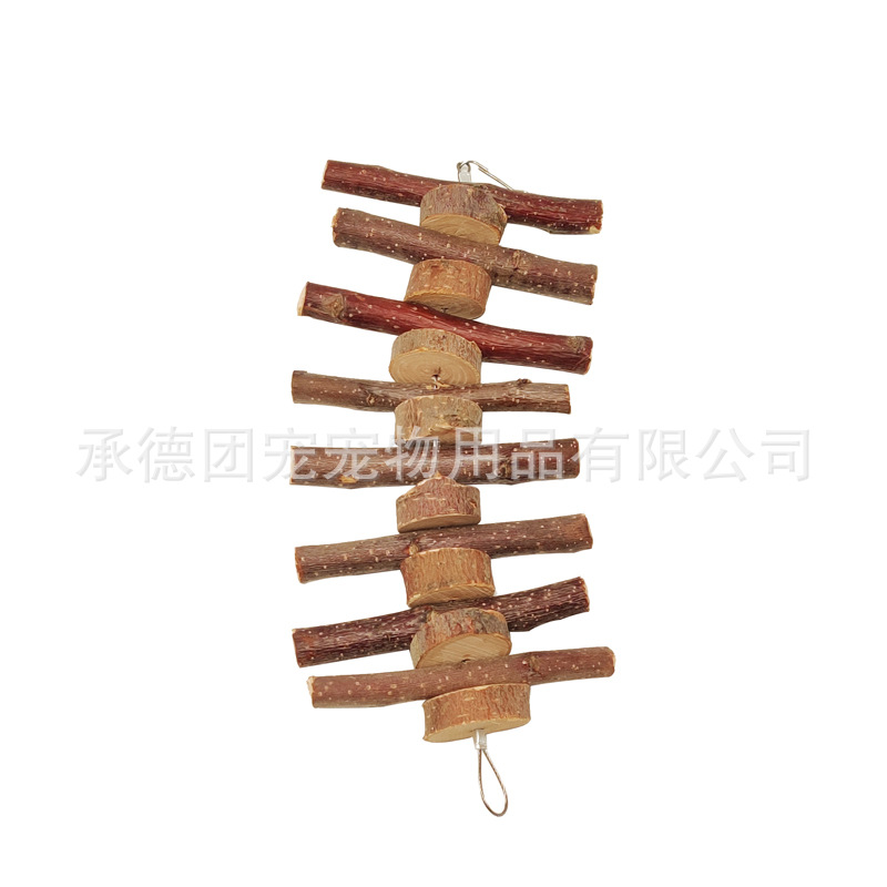 Pet Apple Wood Molar String Rabbit Molar String Guinea Pig Totoro Hamster Molar Supplies Timothy Grass