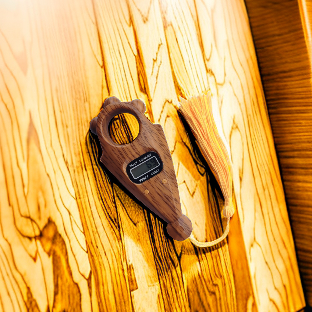 Private model two-way manual with luminous electronic bead pulling counter hand-held decompression bead pulling digital counting