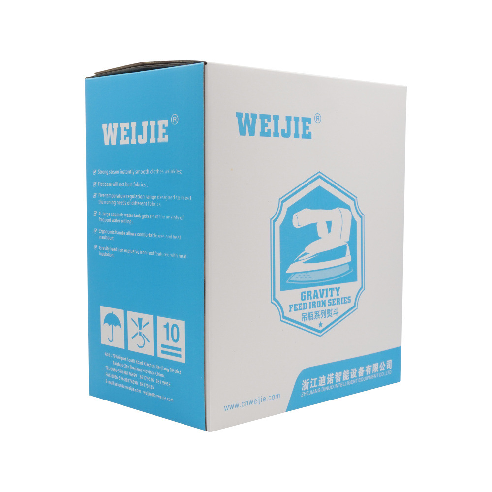 Weijie 94B Bottle-Type Steam Electric Iron with Adjustable Temperature 1200W Electric Iron for Garment Factories and Dry Cleaners