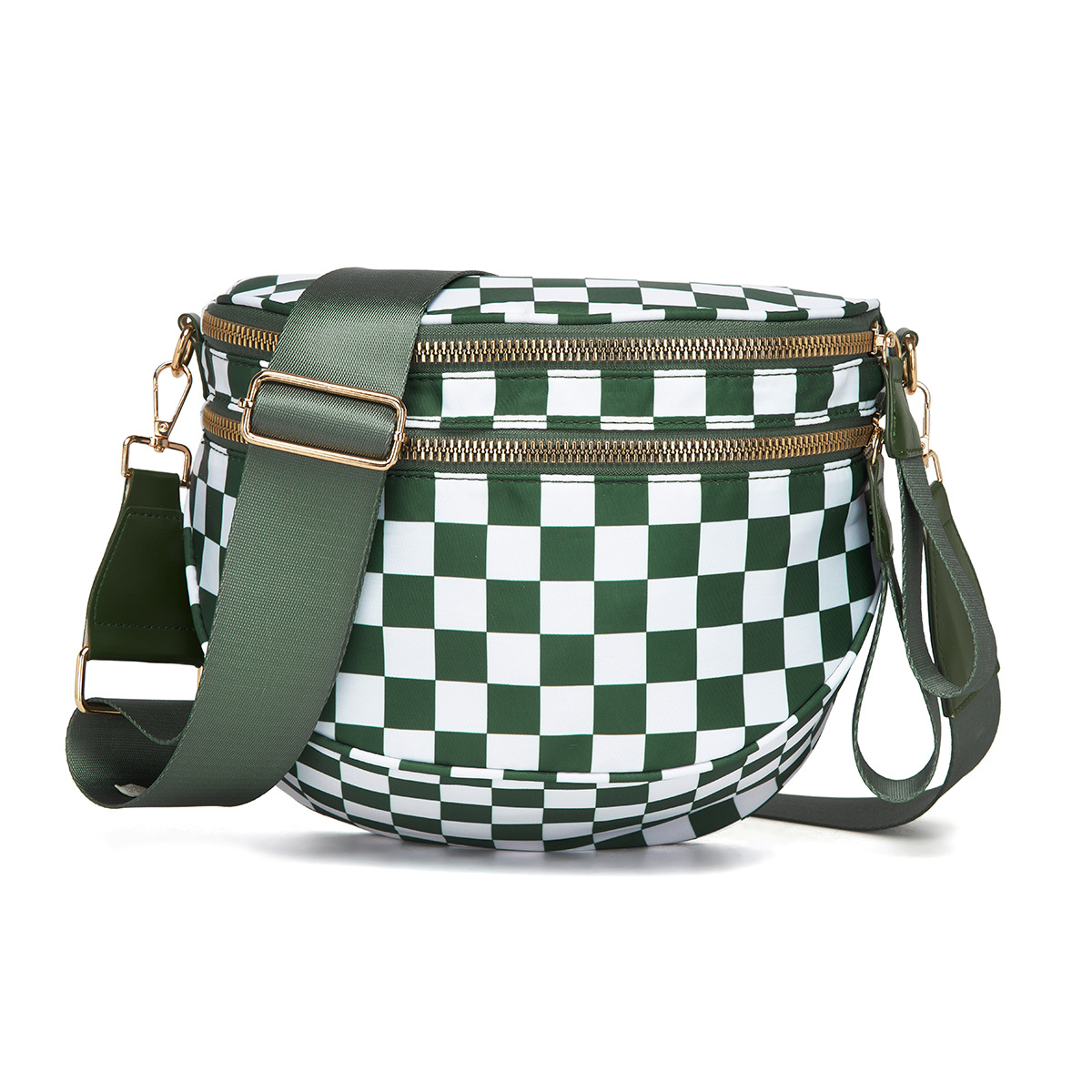 European and American Cross-Border Women's Shoulder Bag, Fashionable and Versatile Oxford Cloth Large-Capacity Shell Bag, Lightweight Waterproof Cross-Body Sports