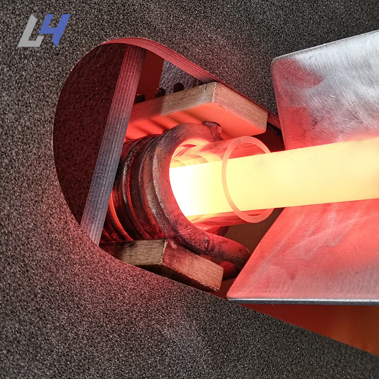 Medium frequency forging furnace Aluminum copper iron stainless steel precious metal bar hot Pier hot through red punch forging hot charging hot take equipment