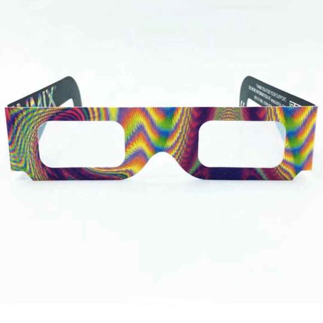 Light Separation Glasses for Christmas, Halloween, Haunted Houses, Holiday Parties, Funny Effects, Customizable Patterns