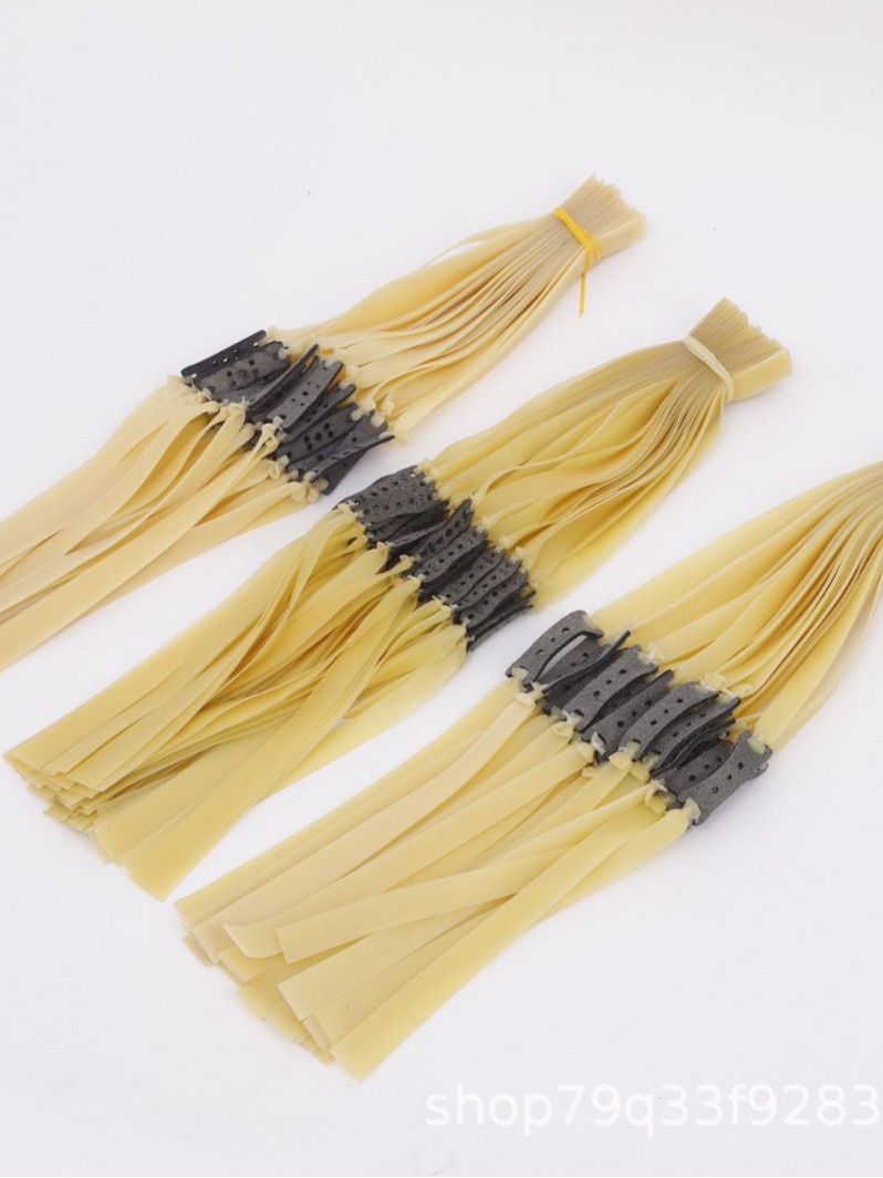 Резинка плоская с зауженным концом Precision-Tied 2012, морозостойкая, утолщенная и прочная, выбранная толщина 0.8-2.5, длина 22