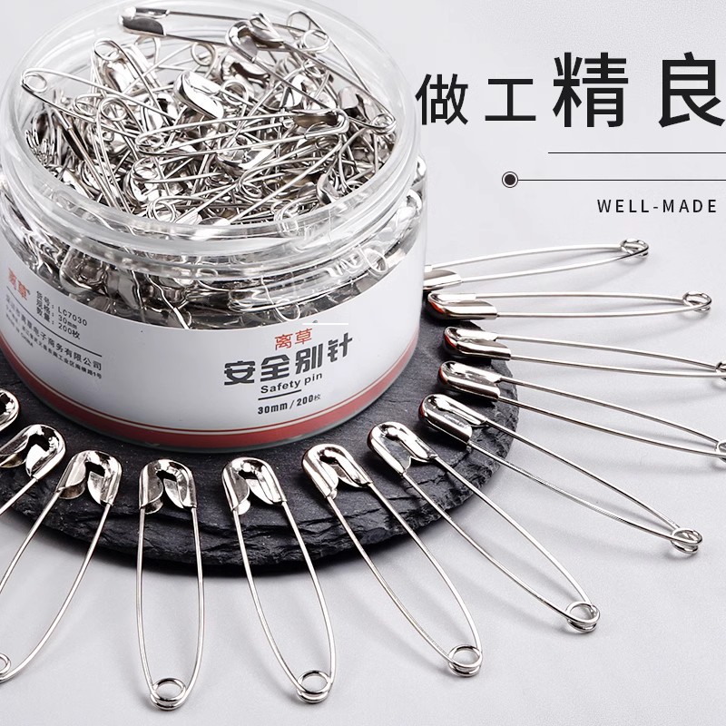 Old-Fashioned Safety Pin Fixed Clothing Buckle Pin Small/Large/Extra Large Paper Clip Paper Clip Buckle Pin Wholesale