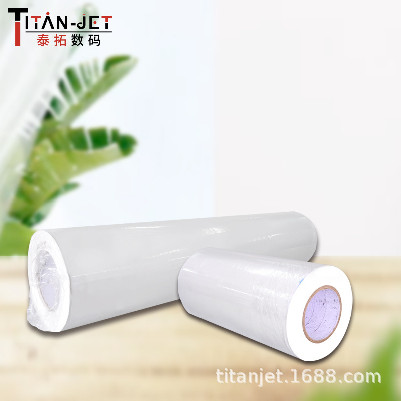 Manufacturer's Ready-Made Crystal Label Printing Base Film Release Film White Base Film Easy Transfer Isolation with Holes Customization