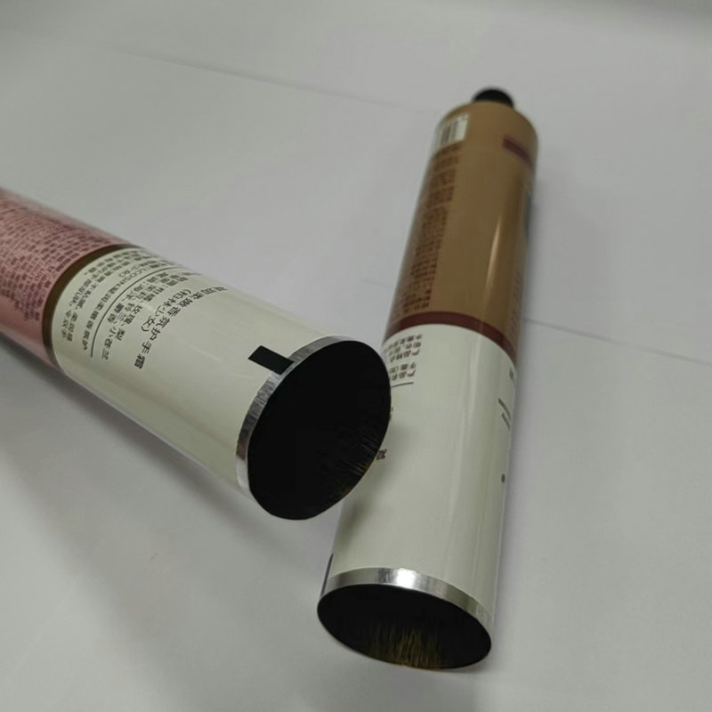 Factory supply new 75ml hand cream aluminum tube packaging cream cosmetics 75g hair dye cream packaging aluminum tube