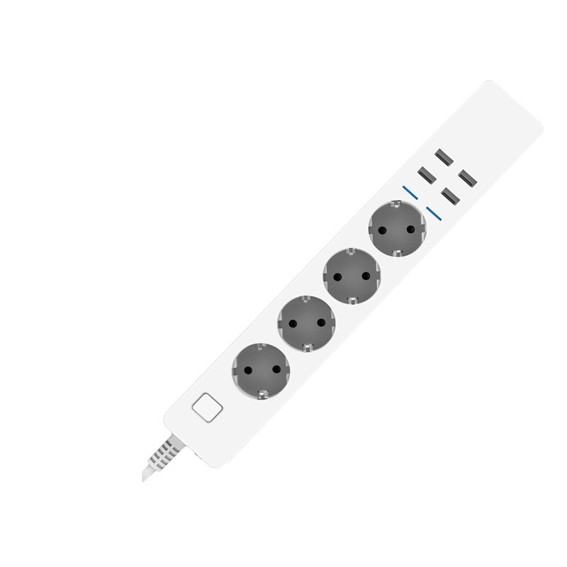 European Standard Round Hole Graffiti Wifi Smart Plug-In Timing Switch Socket Graffiti Smart USB Charging Sub-Control Plug-In
