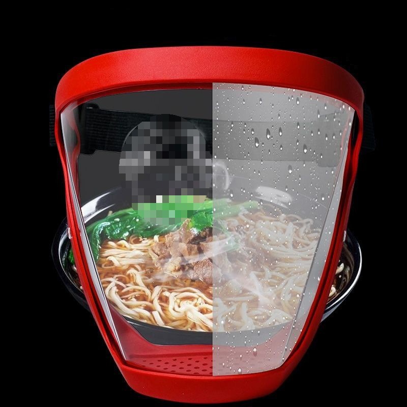 New Transparent Mask Mask Protective Face Windproof Upgraded Filter Version Protective Anti-Fog HD Mask Riding Mask