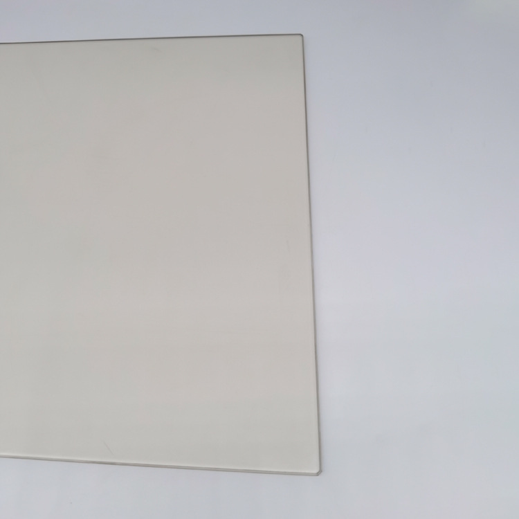 Manufacturer Customized Light Brown Glass-Ceramic Panel High Temperature Resistant Fireplace Glass Customized in Various Specifications and Sizes