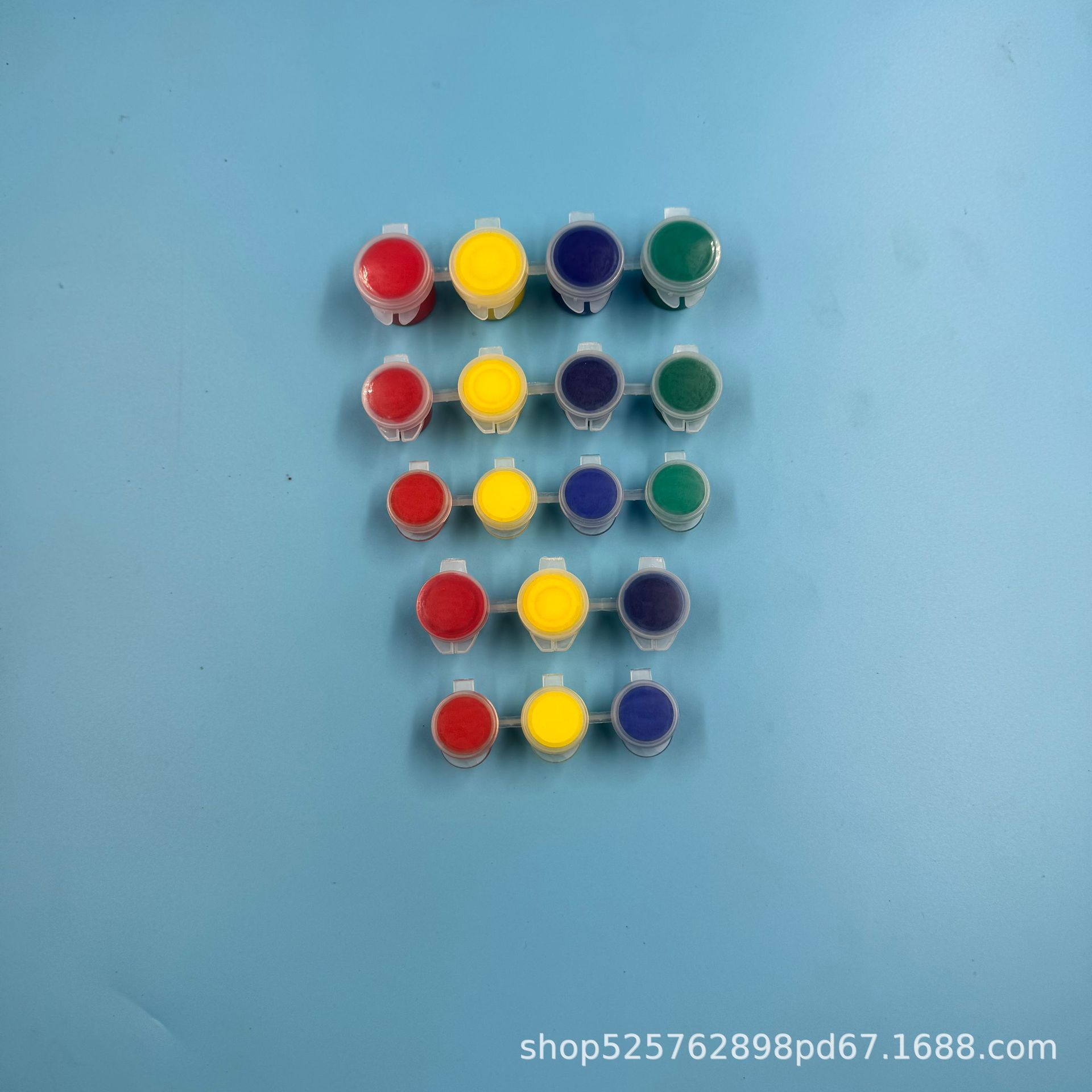 Acrylic Pigment suit 4 Color 3ml Children's DIY Handmade Graffiti Pigment Plaster Doll Filling Painting Pigment Strip