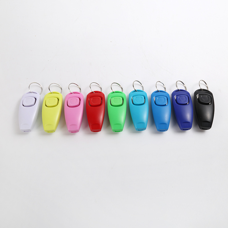 Dog Trainer Multifunctional Pet Clicker Whistle Dog Trainer Clicker Dog Flute Two-In-One Pet Supplies