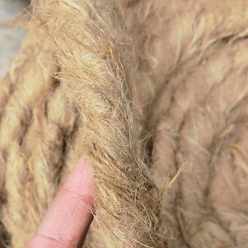 Yau hemp rope factory wholesale sealed pipe waterproof plugging caulking yau hemp silk asphalt handmade jute rope yau hemp