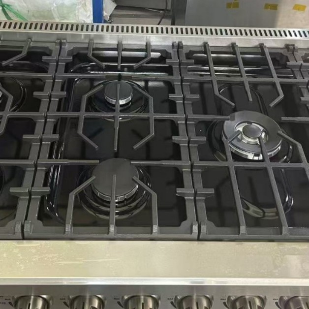 Газовая плита с духовкой, 48 дюймов, свободностоящая, вертикальная, соединенная