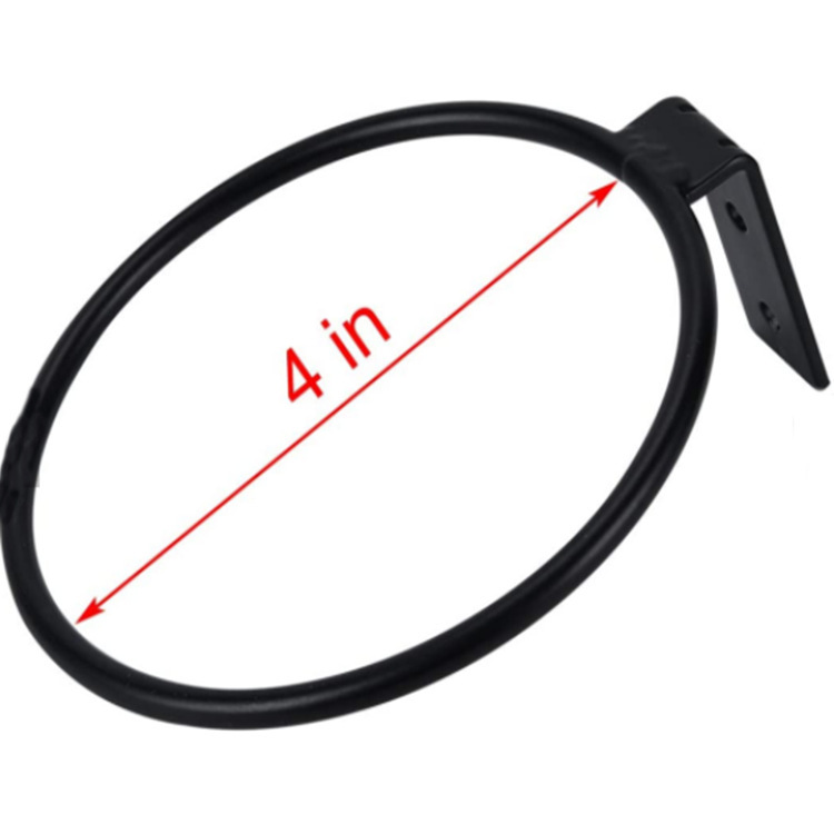 Wall-mounted outdoor indoor practical ring basket rack hook wall-mounted pot storage rack