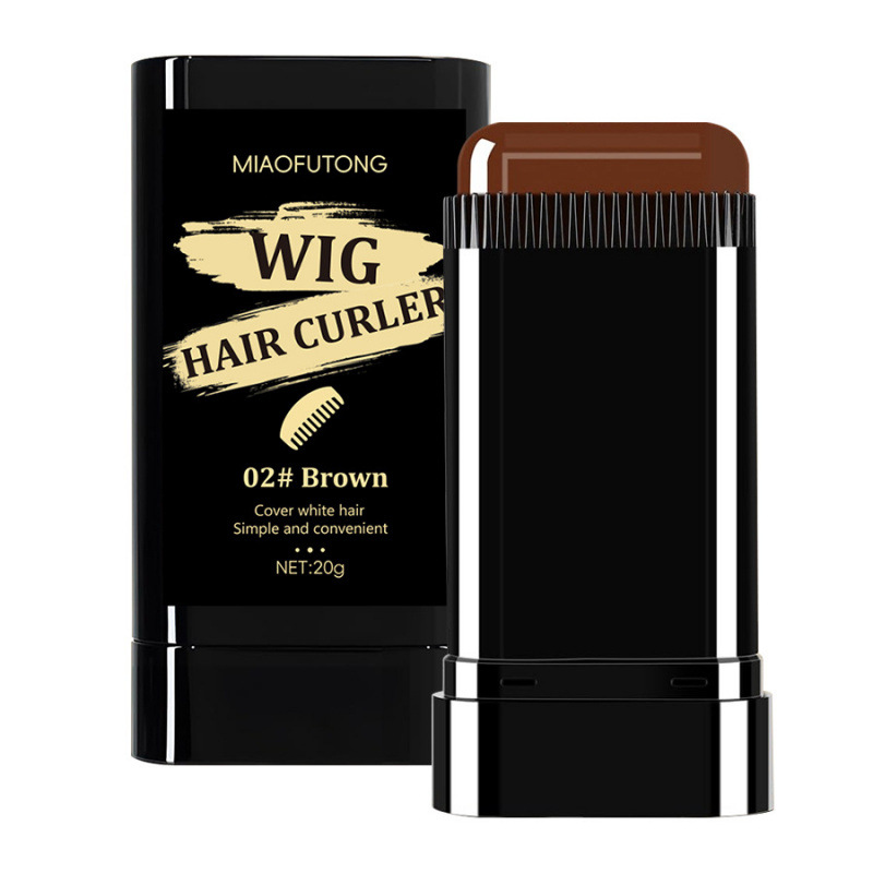 Cross-Border Best-Selling Portable Hair Dye Pen, Natural Black Brown Complementary Color, Waterproof, Covering White Hair, Tooth Comb Does Not Damage Hair