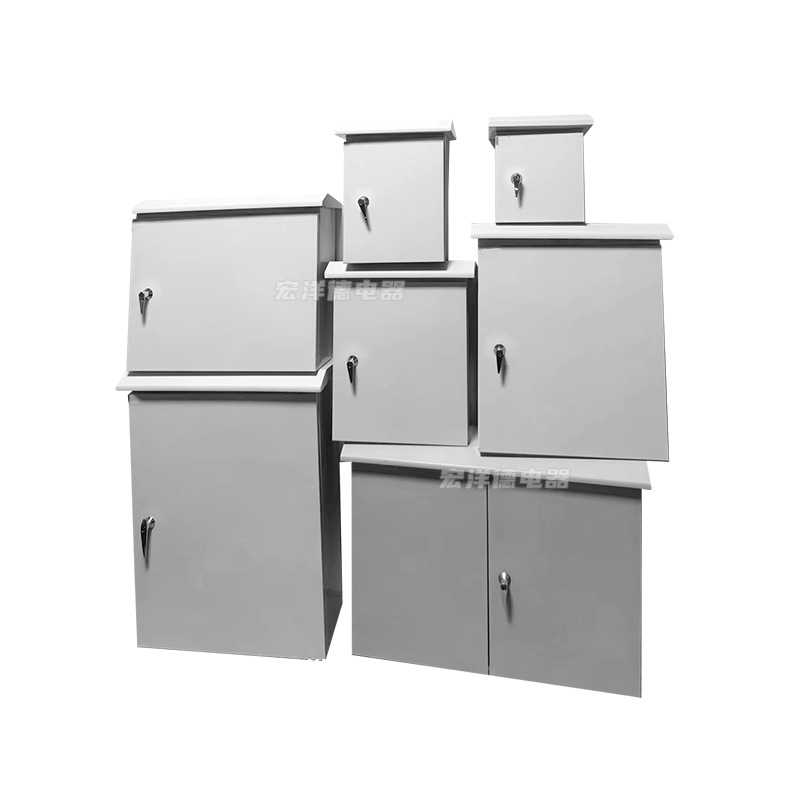 Gray outdoor distribution box outdoor waterproof temporary construction site box distribution cabinet anti-rust anti-corrosion wiring control box