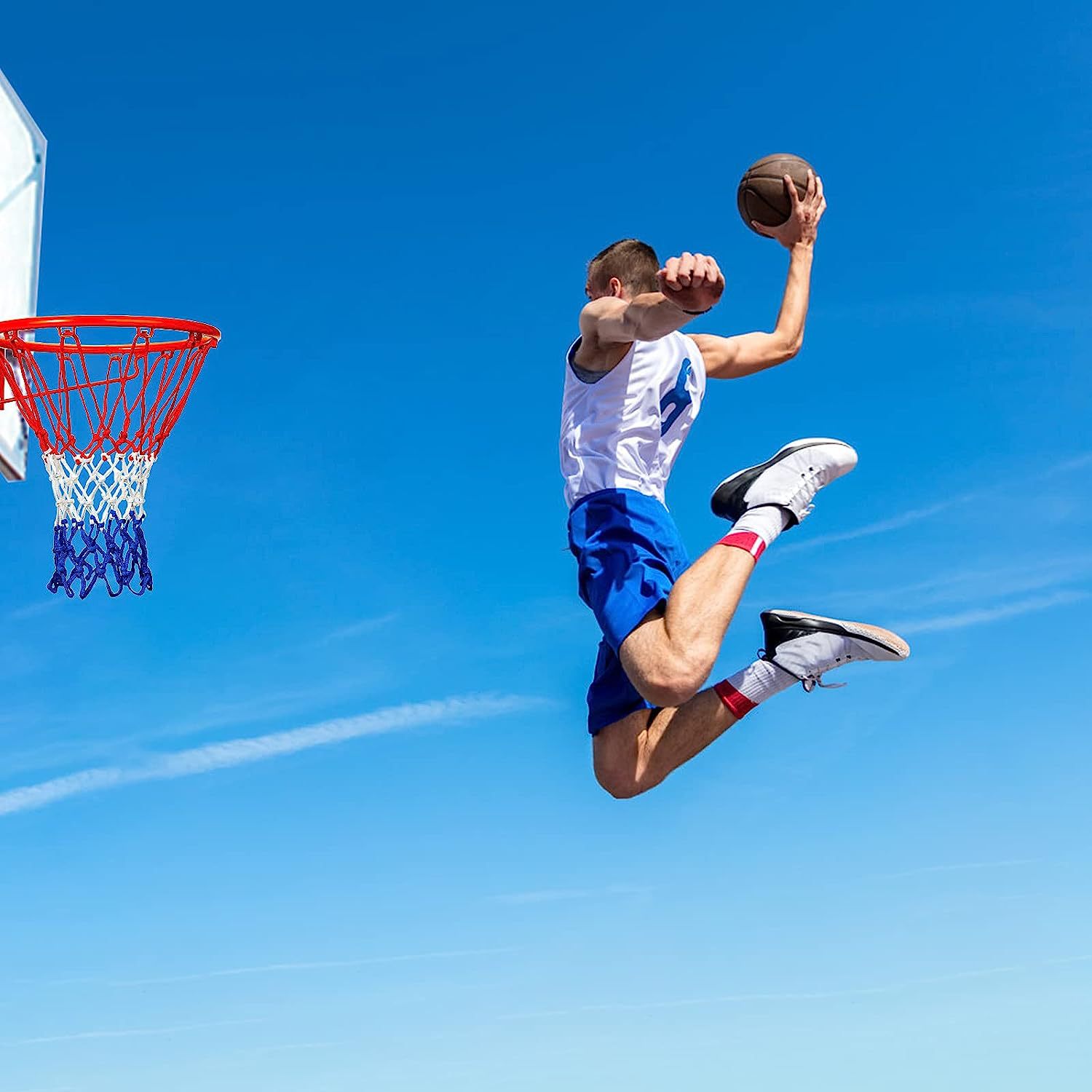 Amazon's Best-Selling Basketball Hoop Net Standard Durable Basketball Hoop Net Professional Competition Children's Basketball Net