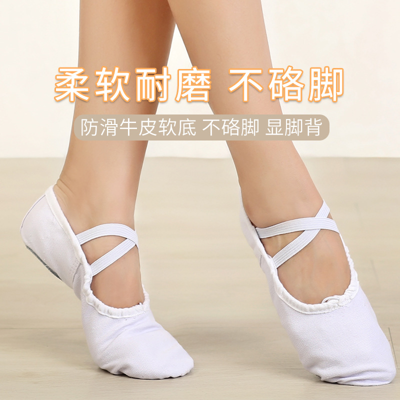 Factory wholesale dance shoes female children soft bottom ballet shoes adult dancing shoes yoga basic practice cat claw shoes