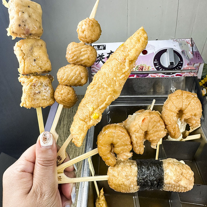 Ding Weitai Guandong cooked ingredients string commercial hot pot fish balls beef balls Japanese convenience store Guandong cooked