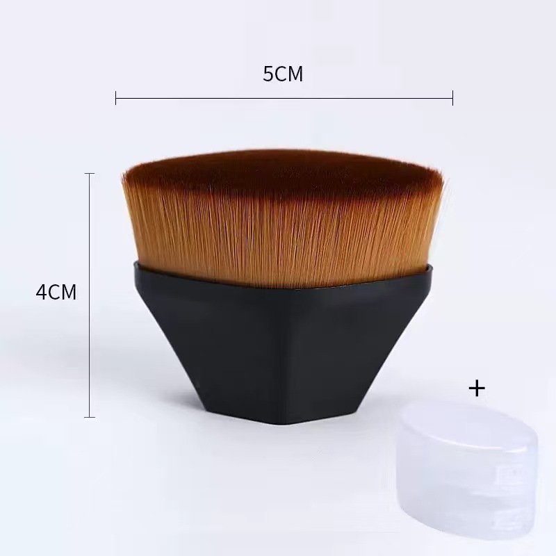 Explosions manufacturer No. 55 foundation brush flat head seamless easy makeup petals soft makeup brush does not eat powder beauty tools