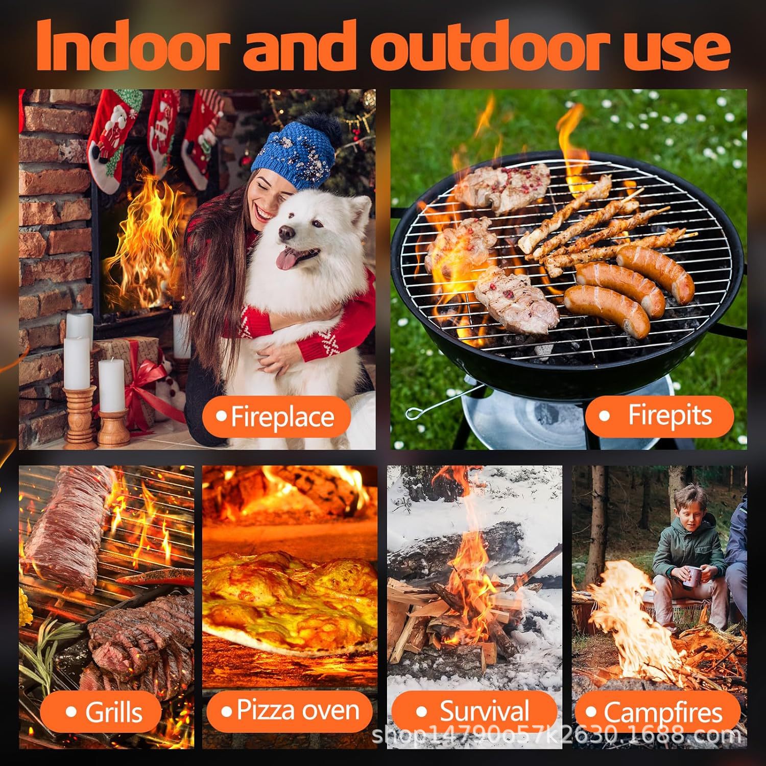 Cross-Border Source Factory Pine Silk Wax Wood Stick Fire Starter Roll Outdoor Camping Barbecue Fireplace Combustion Aid Fire Starter Quick Ignition Prevention