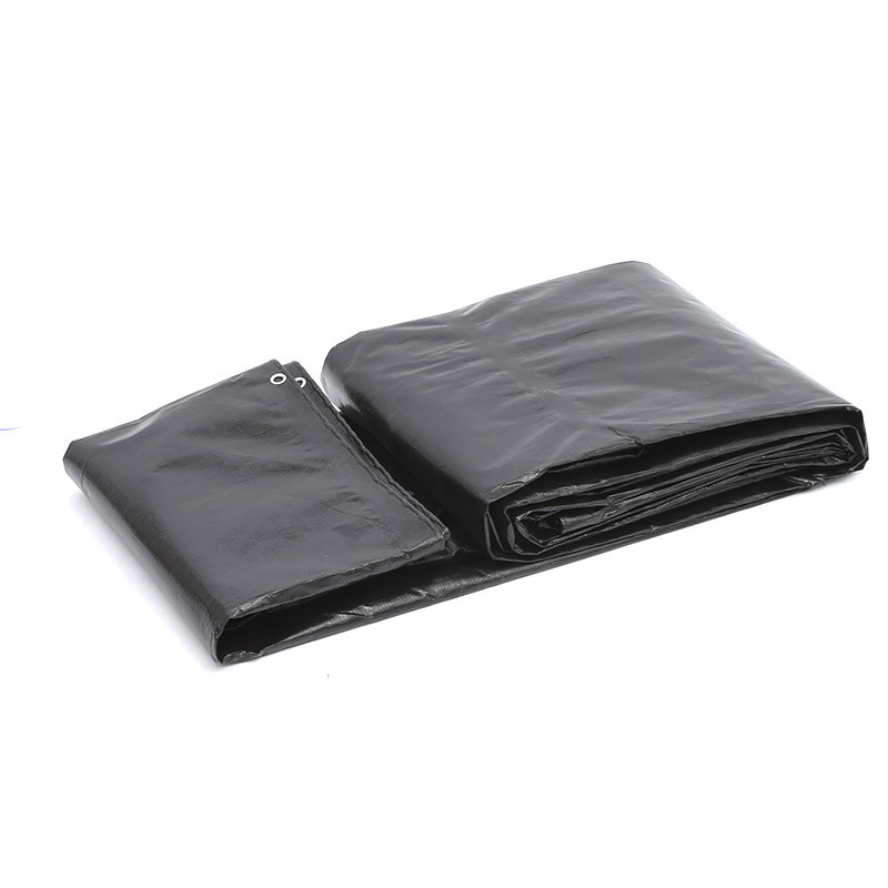 Waterproof Black Tarpaulin Roll 90g 120g 130g 180g 190g
