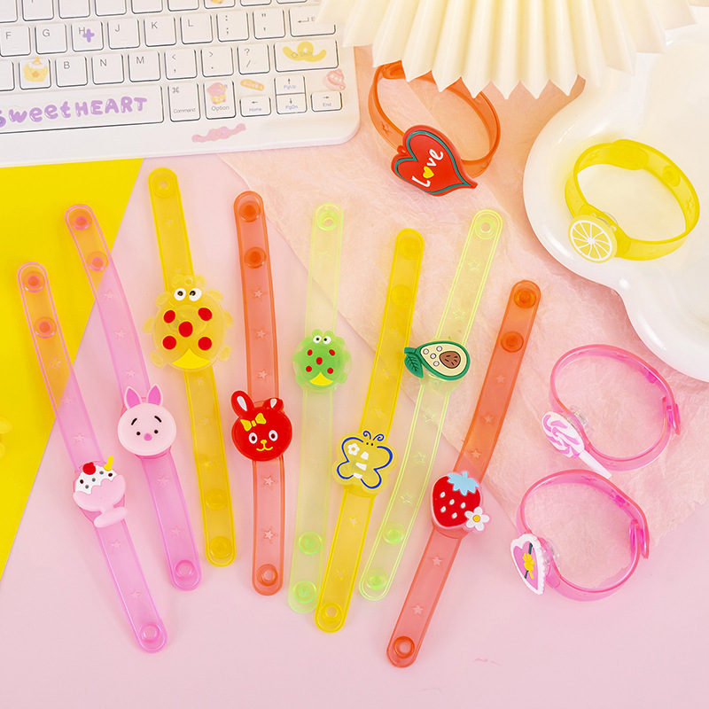 Luminous bracelet cartoon creative watch flash children's gift small toy stall supply micro-business scan code to send gifts