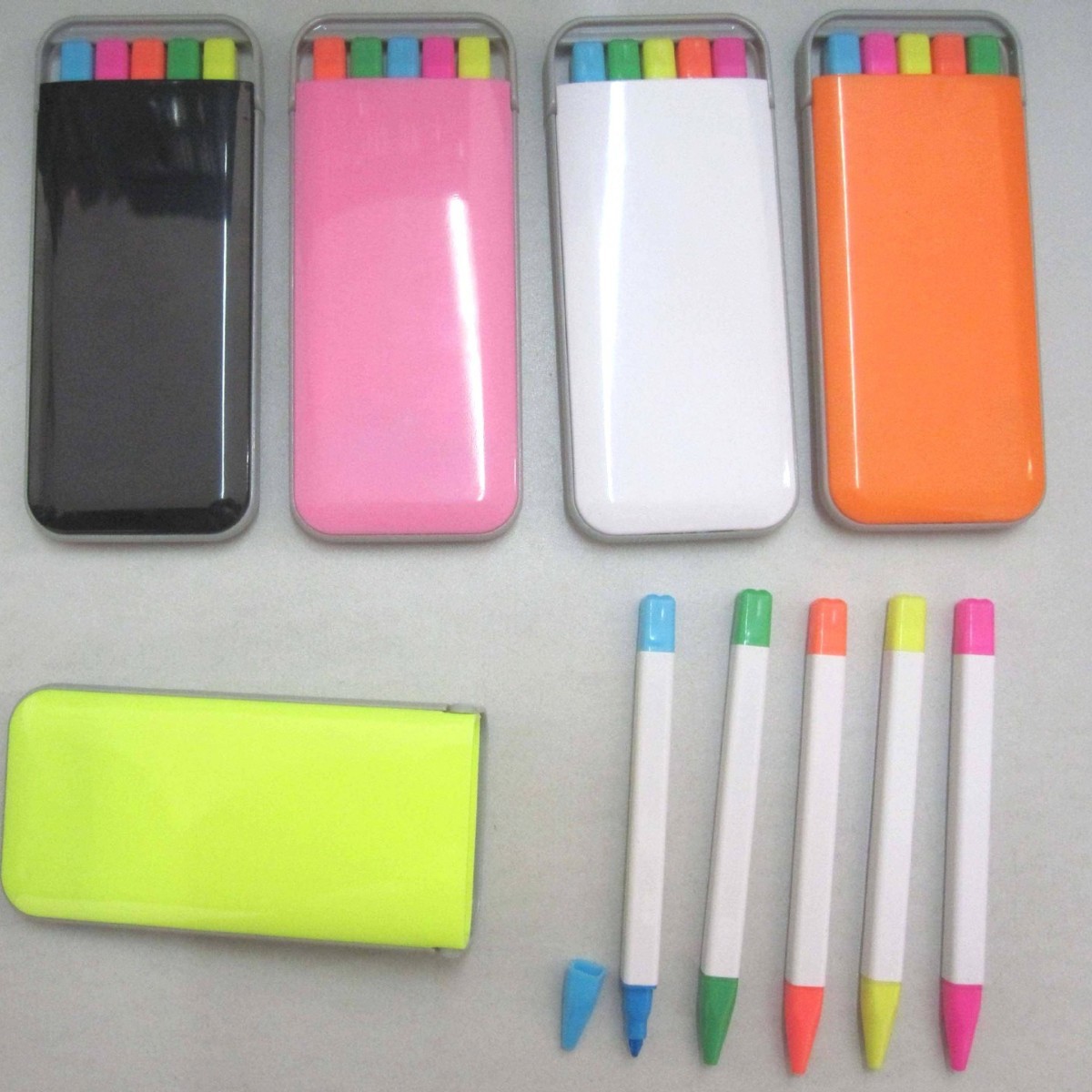 Набор маркеров 5 штук оптом, цветная ручка, шариковая ручка с высоким значением, ручка для студентов, печать логотипа