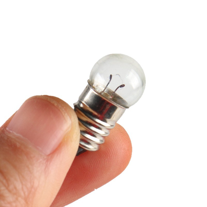 1.5v2.5v3.8v6v physical experiment bulb old-fashioned flashlight toy bulb E10 small electric bead bulb