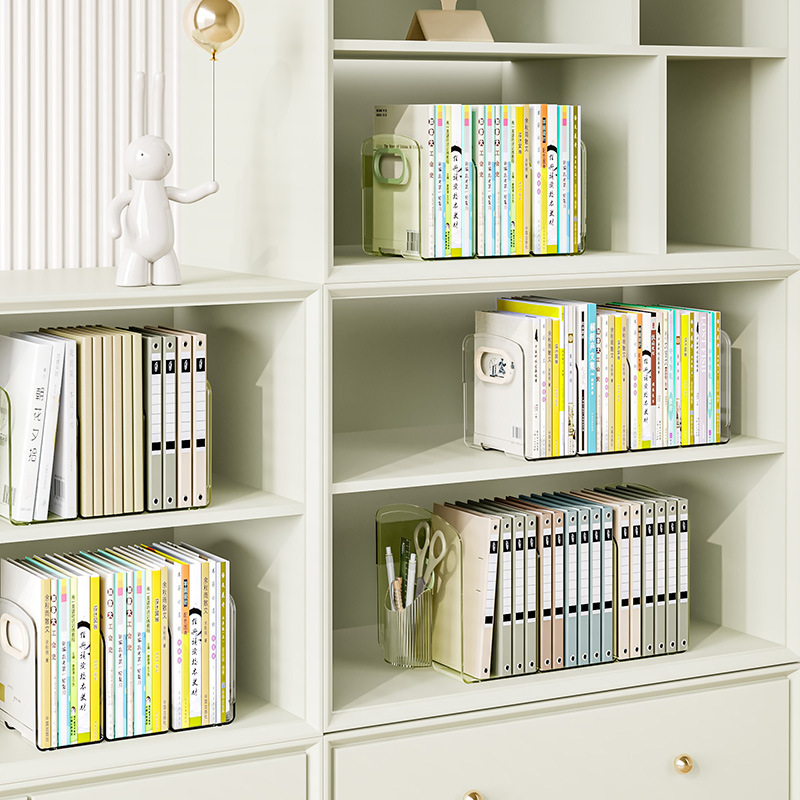 File Rack Desktop Vertical Storage Rack Office Supplies Storage Rack Information Basket File Folder Bookshelf