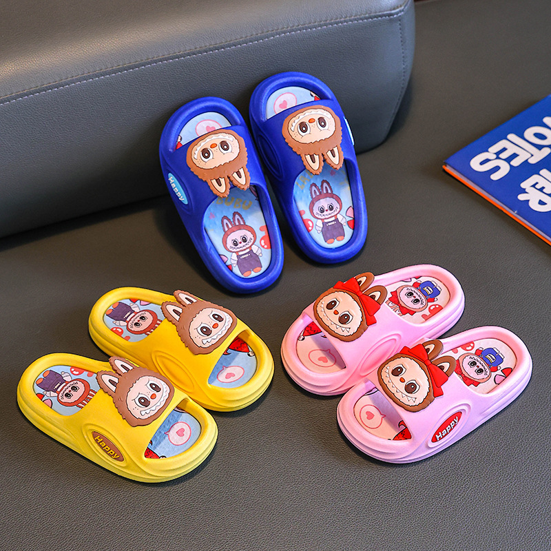 Labu children's slippers summer cartoon non-slip children's home indoor bathroom overseas explosions