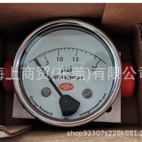 Orange Research Differential Pressure Switch, Orange Research Transmitter, Sensor Pressure Gauge