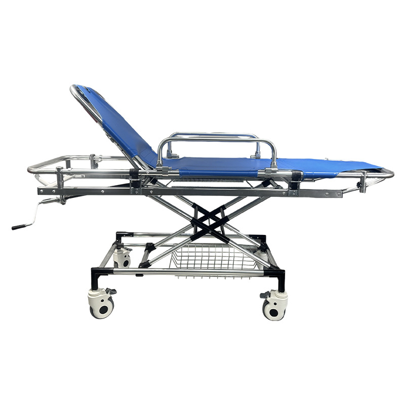 Factory Direct Sales Height Adjustable Detachable Transfer Ambulance Mdk-D13 Aluminum Alloy Emergency Cart