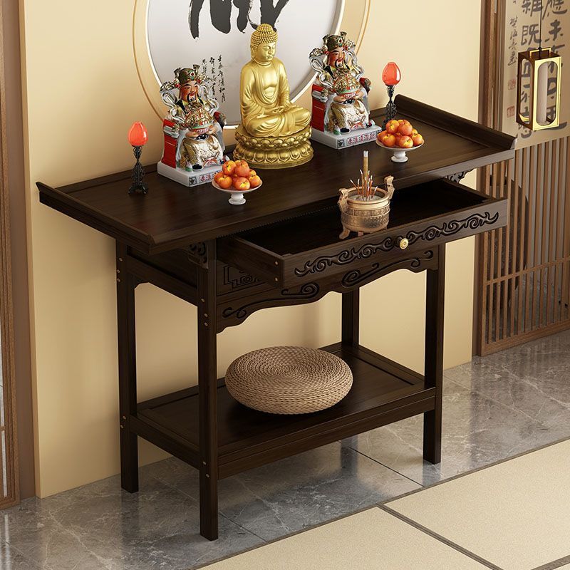 New Chinese Style Middle Hall Eight Immortals Table Non-solid Wood Table Home Incense Table Rural Living Room Home Entrance Table