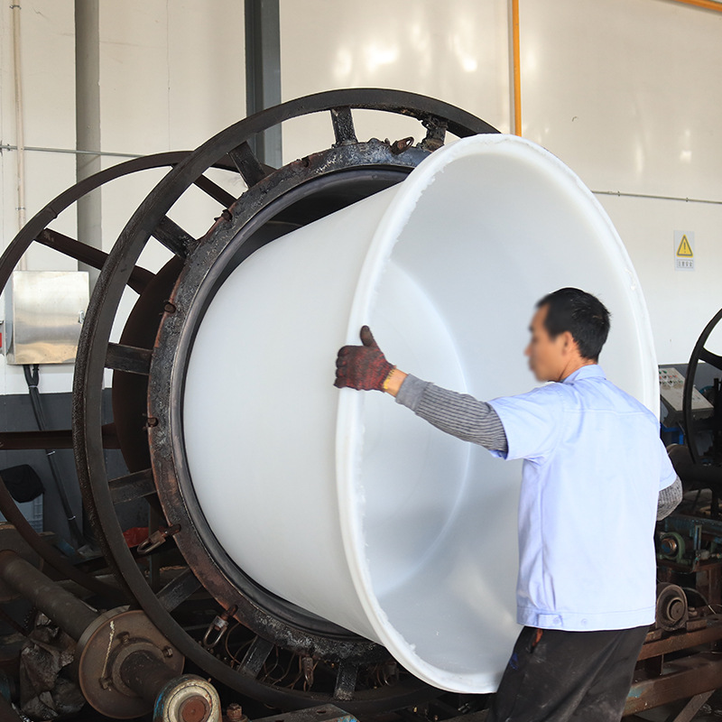 Thickened beef tendon barrel open large white barrel 500 water storage barrel pickled kimchi 1 ton rotomolding pe water tank barrel manufacturer