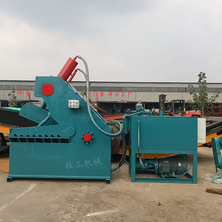 Metal Scrap Iron Hydraulic Shearing Machine 400 Ton Scrap Steel Crocodile Shear Manufacturer Hydraulic Tiger Head Shearing Machine Specifications