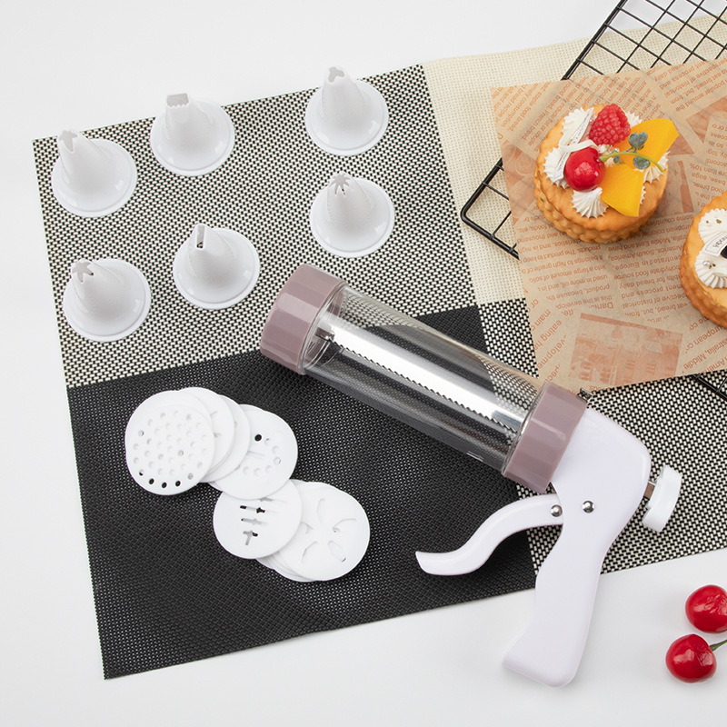 DYD manual cookie gun decorating extruder cream gun decorating gun baking tool