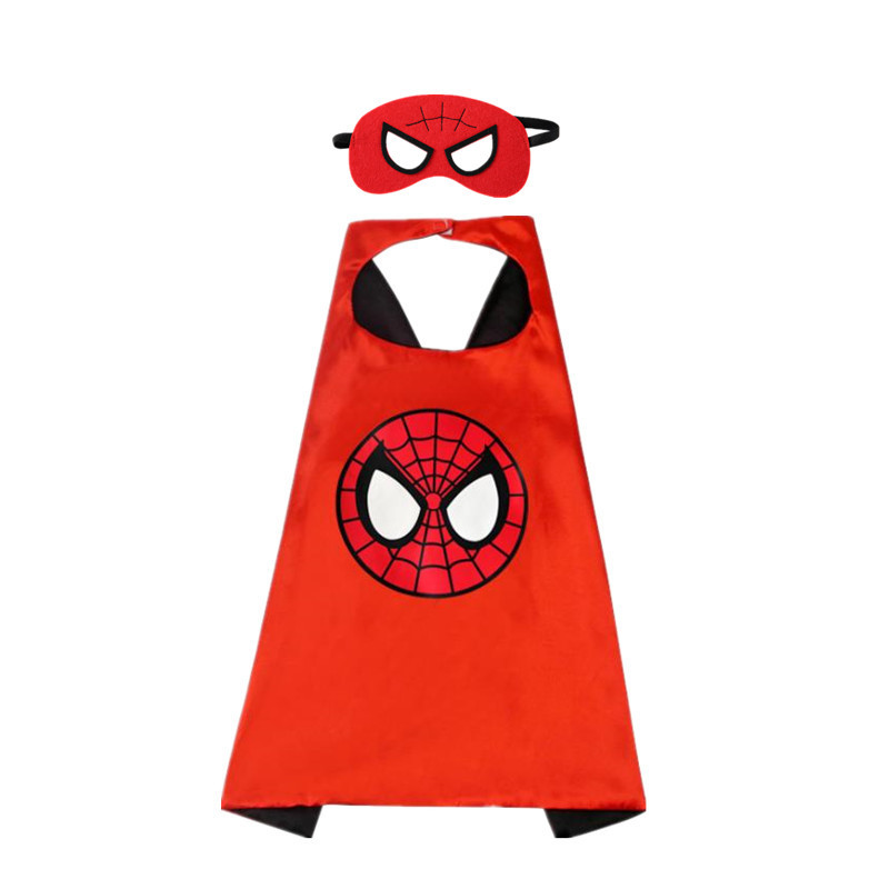 Children's superhero cloak Spider-Man cosplay costume cloak 3D cloak Halloween dance performance clothing