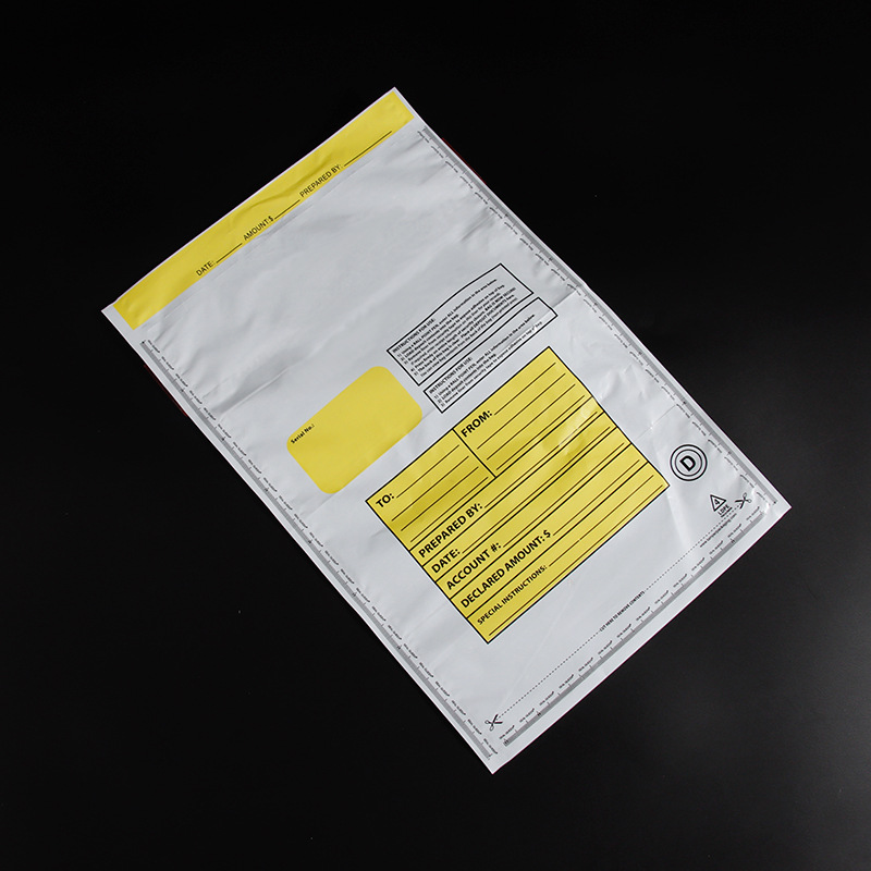 Opaque Express Bag, Disposable Anti-Tamper and Anti-Counterfeiting Bag, One Object, One Code, Pe, Open the Bottom File Bag Envelope Mouth