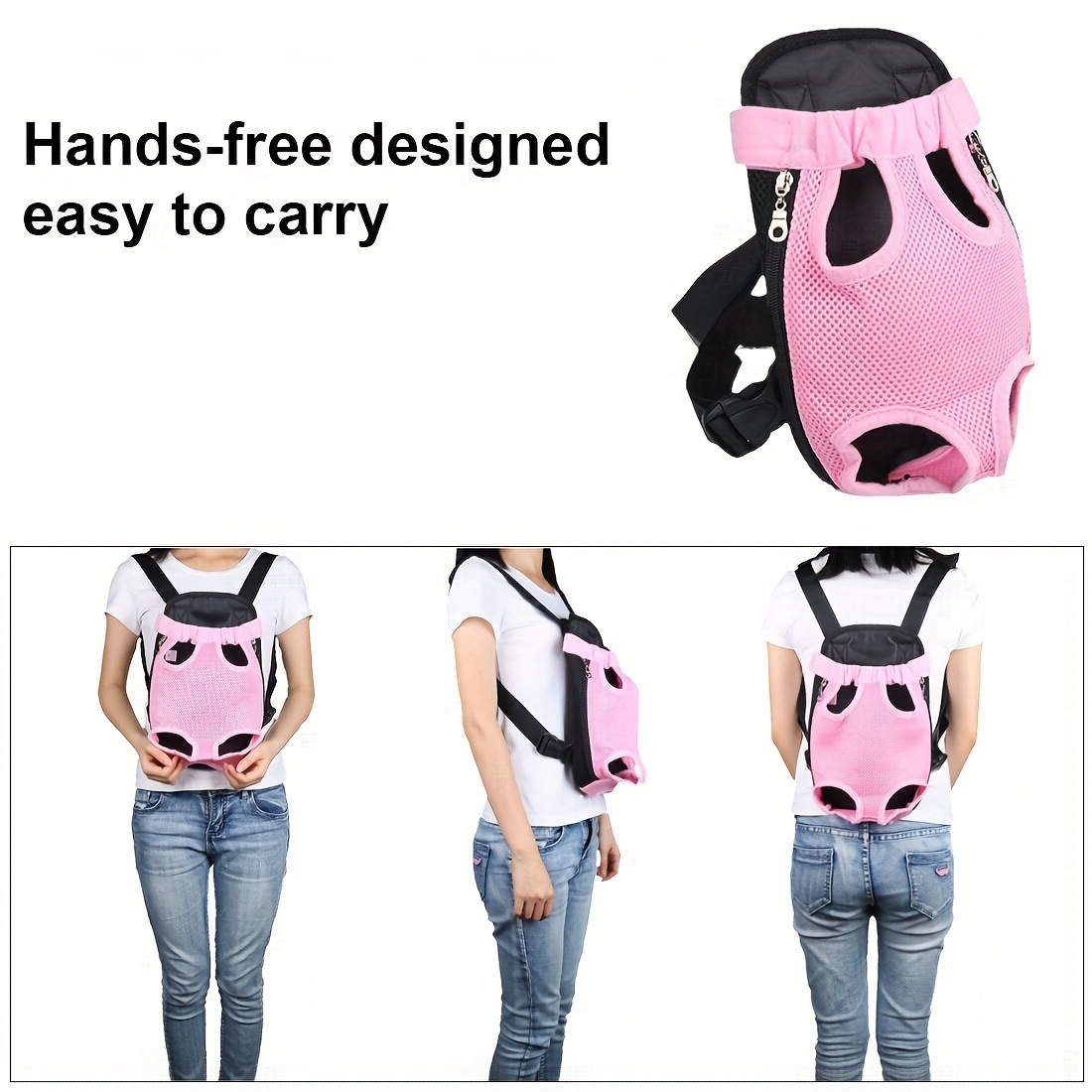 2025 New Cross-Border Dropshipping Adjustable Pet Backpack Lightweight Adjustable Breathable Backpack Cross-Border Dropshipping