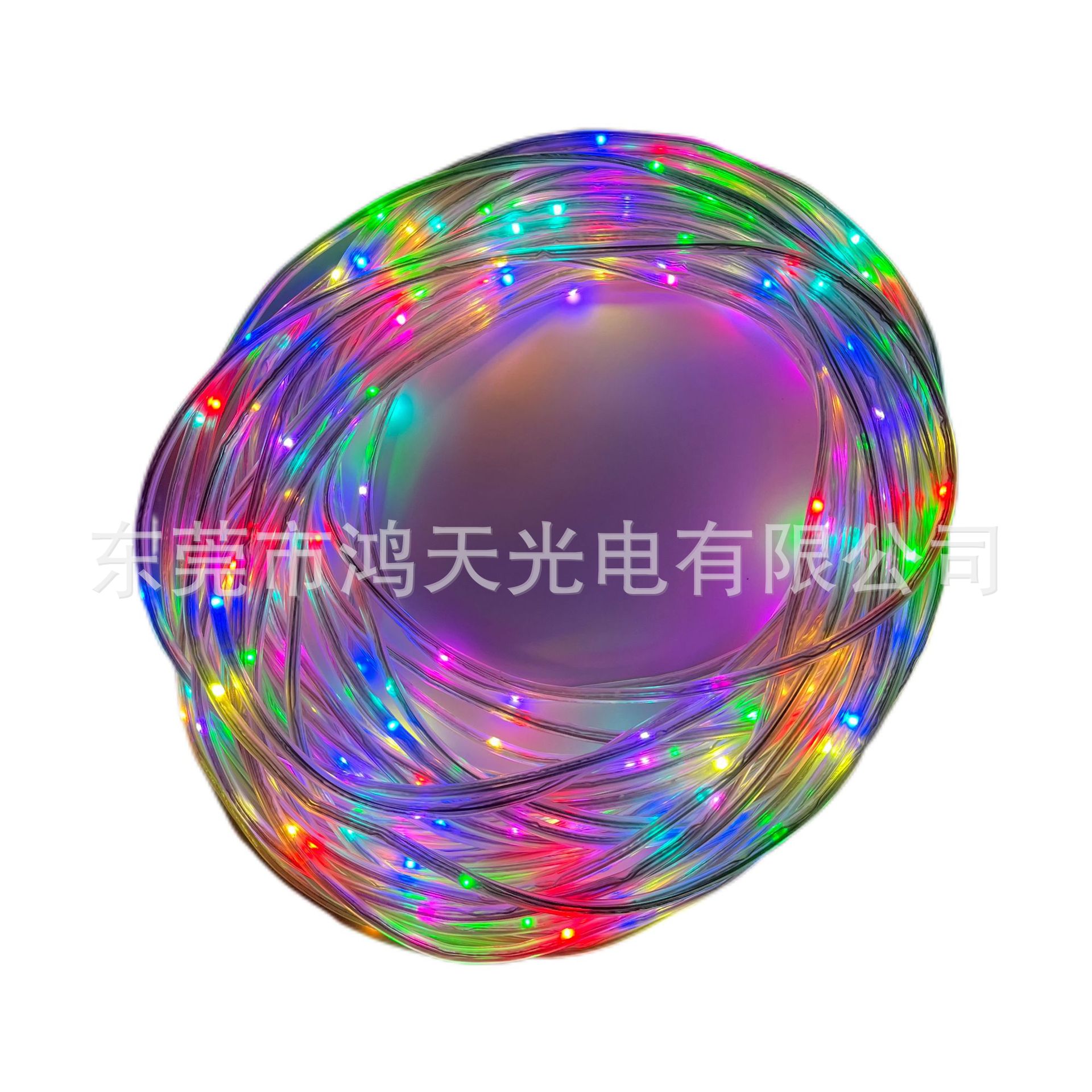 Customized Led Flexible Cord Lamp, Rubber-Coated Braided Light Strip, Led Injection Molding, Colorful Leather Cord Lamp, Fire Protection and Life-Saving Lighting