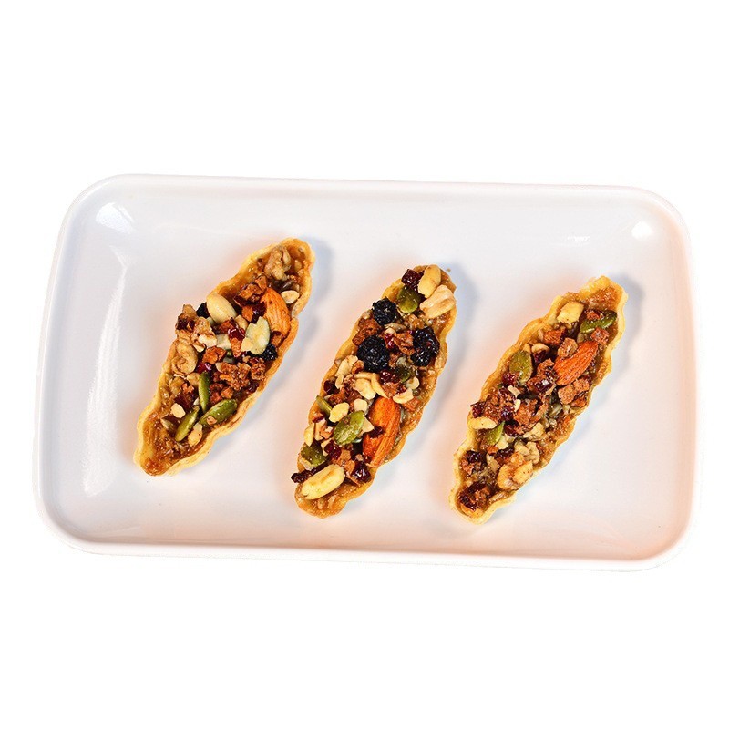 [Drop Shipping] Nut Boat Cake Mixed Nut Box 120g Snack Pastry Nut Boat Tower Crispy Wholesale