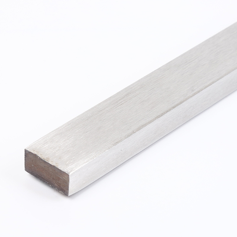 304/201/316L Stainless Steel Brushed Flat Steel Bar Straight Square Bar Square Bar Plate Bar Zero-Cut Flat Steel